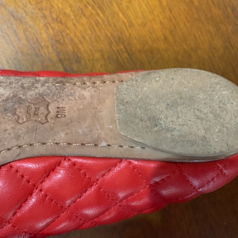 COPY - Beautiful red Tory Burch Kaitlin quilted ballet flats - Picture 4 of 13